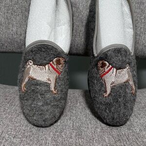 Del Toro Womens Gray Suede Slip-On Closed Toe Low Top Loafer Shoes Size 7